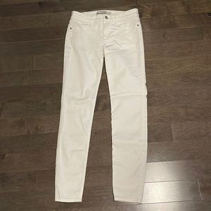 White Abercrombie & Fitch Womens Jeggings